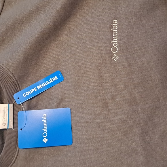 Columbia Men's Charcoal Crewneck Sweater. Size XL New - Picture 2 of 3